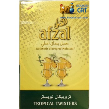Табак для кальяна Afzal Tropical Twisters (Афзал Тропический Твистер) 50г - фото 1 Табак для кальяна Afzal Tropical Twisters (Афзал Тропический Твистер) 50г - фото 1